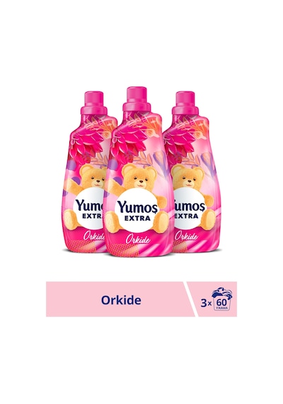 Yumoş Extra Konsantre Çamşır Yumuşatıcısı Orkide 3 x 1440 ML