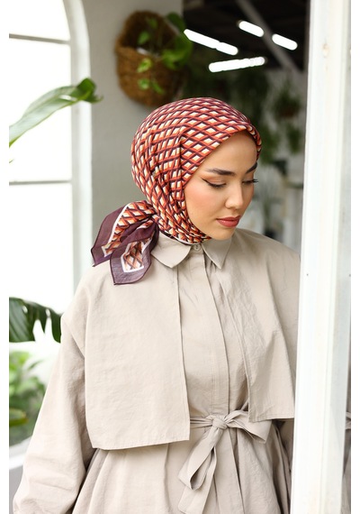 Silk Home Olinda Eşarp 48002-22 Kiremit