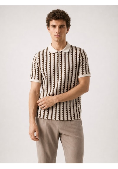 LOFT Regular Fit Erkek Polo K.kol Lf2042749 Q1.v1 Kahverengi