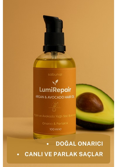 Lumirepair Onarıcı & Parlaklık 100 Ml - Argan & Avokado Saç Bakım Yağı