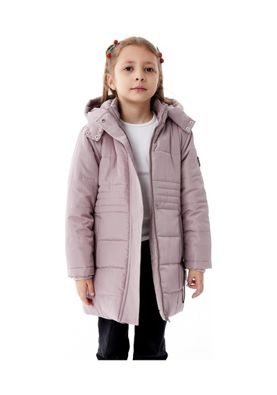 Benitto Kids Kız Çocuk Kapüşonlu Kışlık Şişme Mont 51355 Mor
