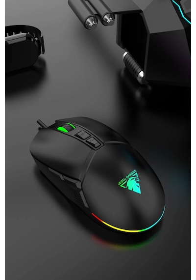 Jedel Gm1190 7d Rgb Işıklı 3200 Dpı Profesyonel Oyuncu Mouse -