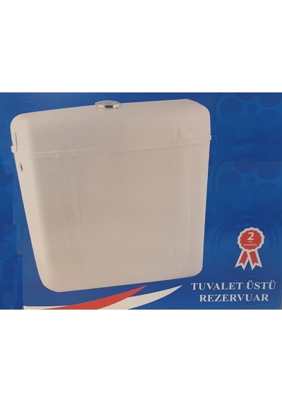 Klozet Üstü Rezervuar Basmalı Tip Beyaz