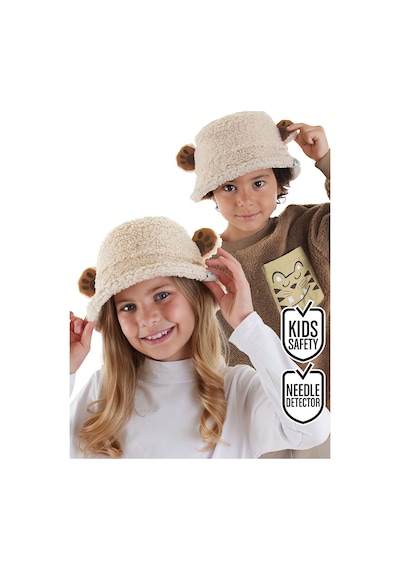 Denokids Uniseks Peluş Kulaklı Balıkçı Şapka Renkli