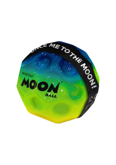 Rainbow Moonball Topu, 6,3cm, Süper Yüksek Zıplayan, Çoklu Renkler, Yıldız Desenli