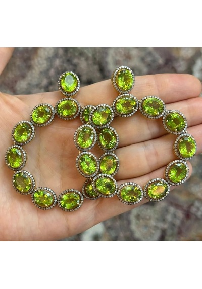 Peridot Elmas Küpe 102