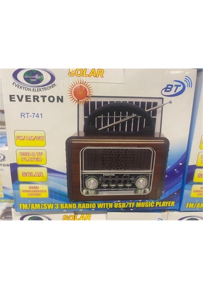 Everton Rt-741 Bluetooth -fm-am-sw-usb-tf Card-aux Nostaljik Radyo
