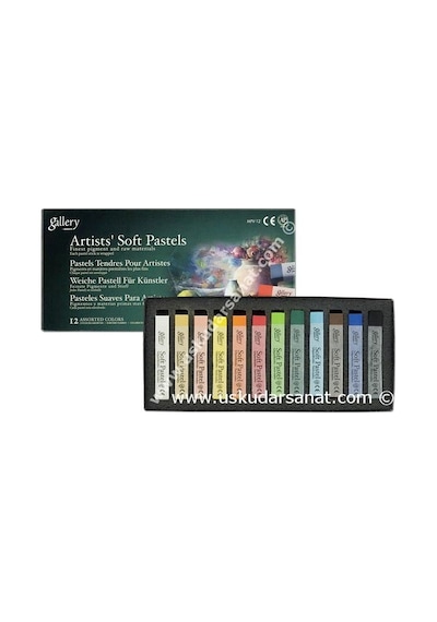 Mungyo Gallery Artists Tam Boy Soft Pastel 12'li Assorted Colors