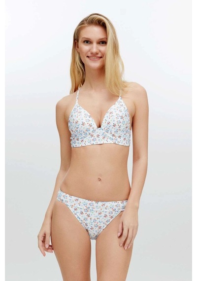 U.S. Polo Assn. Kadın Beyaz Bikini Takım