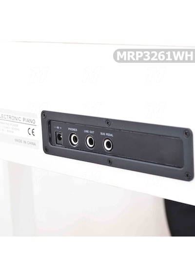 Dijital (Silent) Piyano Manuel Raymond 61 Tuş Beyaz Mrp3261wh