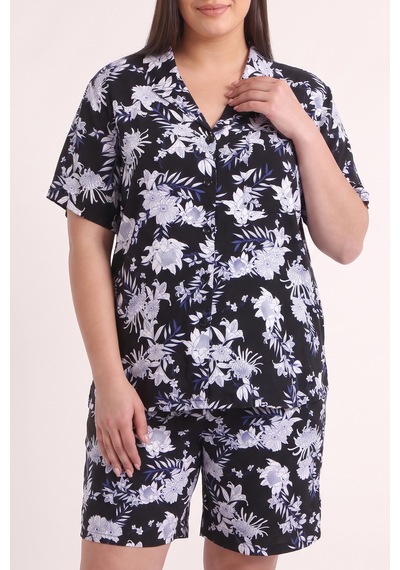 Myline Ev Rahatlığı Pijama Takımı Siyah