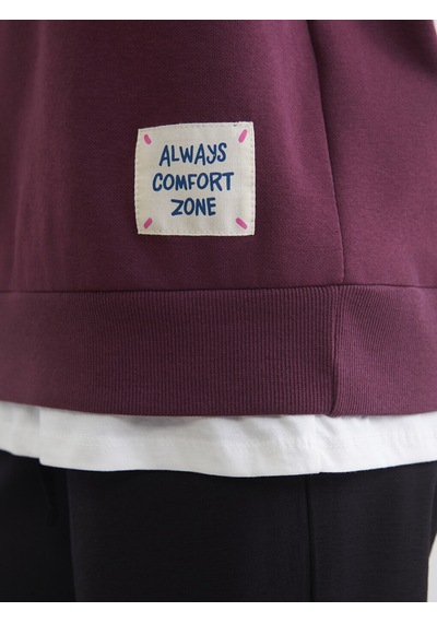 Lcw Comfort Mürdüm Sweatshirt