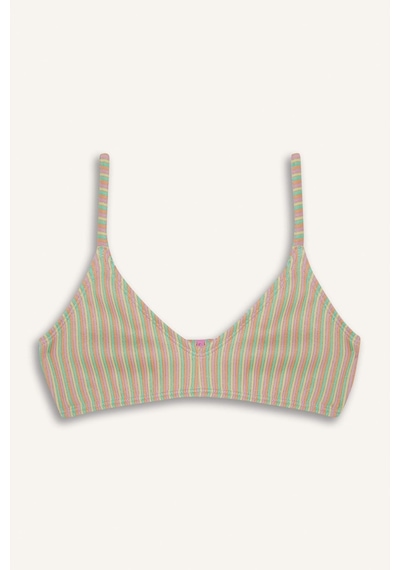Defacto Kız Çocuk Çizgili Bikini Takımı E3535a825hspn179 Pembe