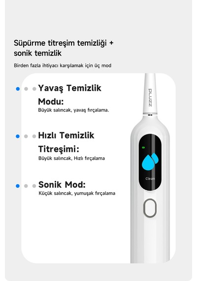 Sonik Şarjlı Diş Fırçası 120 Gün Şarj Süresi 6 Adet Başlık Pembe - 681412076