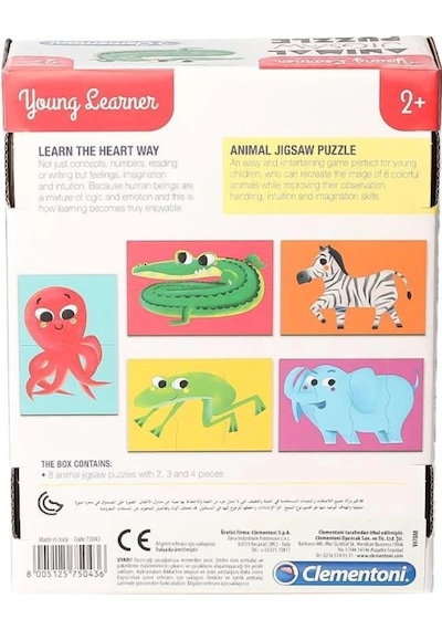 Mey İthalat 75043tr Young Learner - Sevimli Hayvanlar Yapboz +3 Yaş