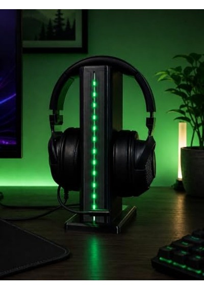 Rgb Işıklı Gaming Kulaklık Standı, Dayanıklı Tasarım