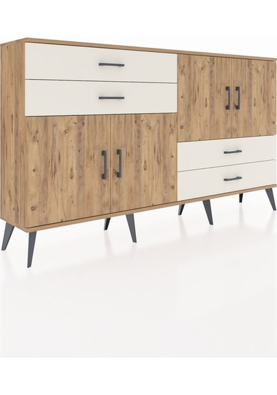 Arges Konsol 3 Raflı 4 Çekmeceli 4 Kapaklı 176x30x99 Çam-çam/ayta Çam-çam/aytaşı Arges Konsol 3 Raflı 4 Çekmeceli 4 Kapaklı 176x30x99 Çam-çam/ayta Çam-çam/aytaşı