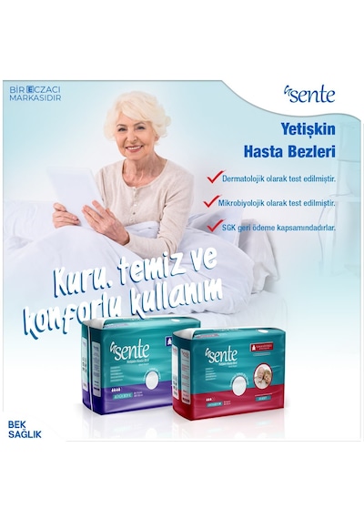 Sente Emici Külot Bez Yetişkin L Büyük Boy 30 Lu L