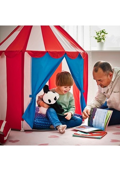 Ikea Cırkustält Çadır, Kırmızı-beyaz, 100 Cm