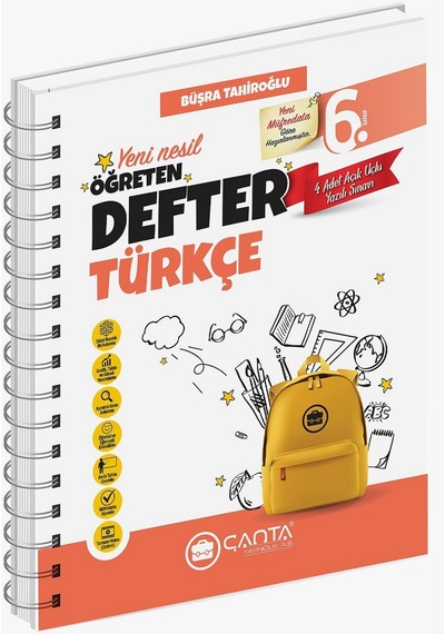 Çanta 2026 6. Sınıf Türkçe Öğreten Defter