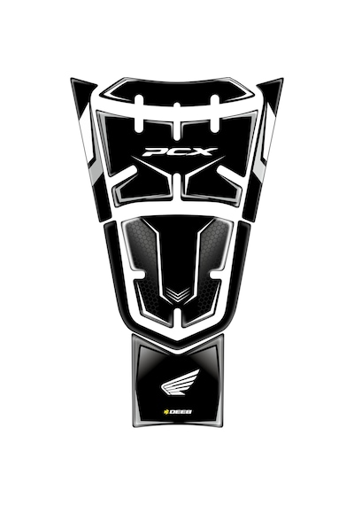 Pcx 2021-2023 Tankpad deeb Iron Pcx Özel Tasarım Siyah