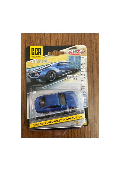 1/64 2013 Chevrolet Camaro Ss Mavi - Diecast Metal Oyuncak Araba