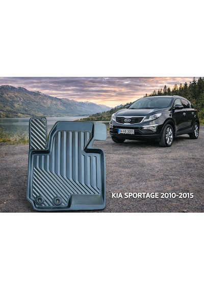 Kia Sportage 2010-2015 İle Uyumlu 3d Oto Paspas Premium