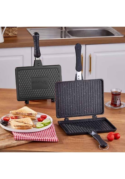 Polochef Otm-124 Tospik Tost Tavası Granit Ocak Üstü Tost Makines
