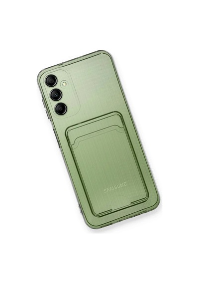 Samsung Galaxy A35 5g Kılıf Kart Şeffaf Silikon - Şeffaf 0.2M-Çok Renkli