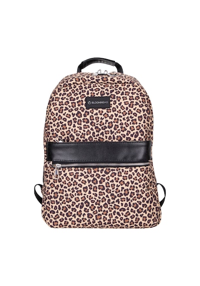 Bloominbag Earthy Leopard 13-14 İnç Laptop / Macbook Sırt Çantası Kahverengi - Sarı - Taba