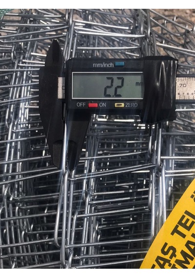7 7cm Göz 2.20mm- 1,5mt -20mt Galvanizli Helezon Bahçe Çit Tel Örgü Çelik