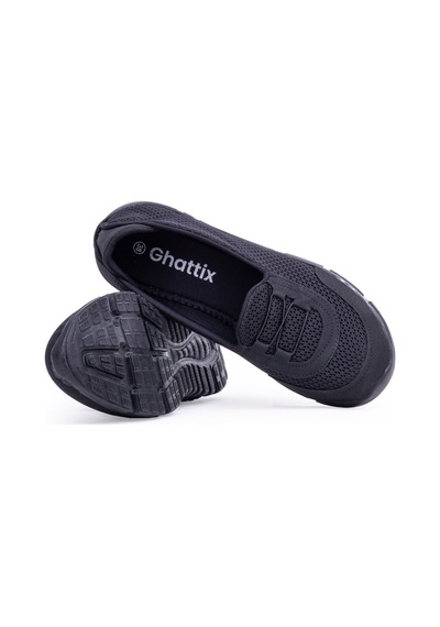 Ghattix 04 Günlük Yumuşak Tabanlı Kadın Ayakkabı Siyah Siyah Siyah Siyah