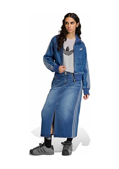 Adidas 3s Sk Denim Kadın Günlük Etek Kd2908 Mavi