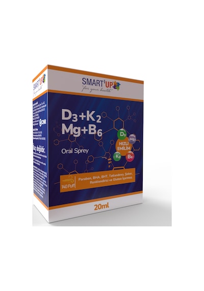 Smart Up D3 + K2 + MG + B6 Vitamin 20 ML