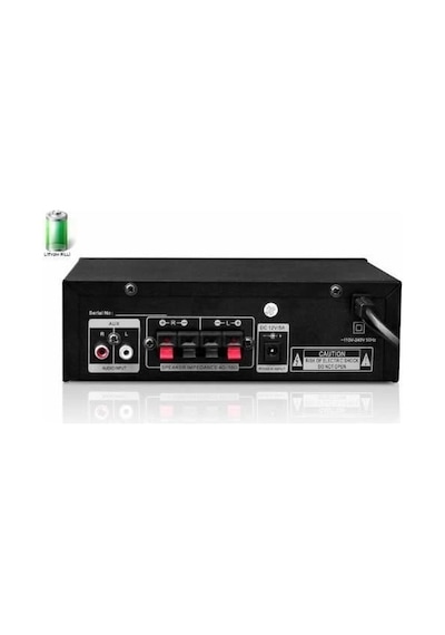 Mekse Ua-101 30w Rms Stereo Bluetooth Şarjlı 12v Özellikli Amfi