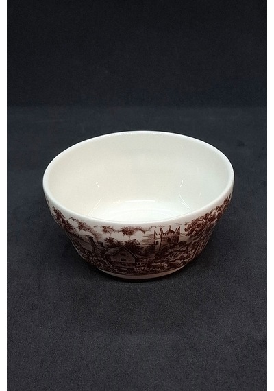 J Broadhurst Ironstone Antika Porselen Çok Amaçlı Kase 150 Ml Siyah