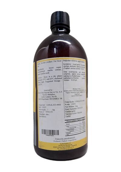 Eurovanille Tohumlu Vanilya Ekstraktı 1 KG