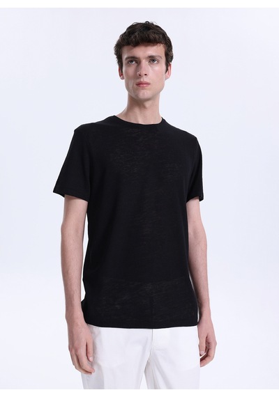 Fabrika Siyah Erkek Pamuklu T-shirt F6sm-tst 2900
