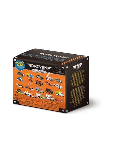 Driven Mini Araçlar - 20 Parça Çok Renkli