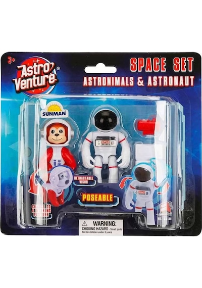 Mey İthalat Astro Venture Astronimals & Astronaut Uzay Seti