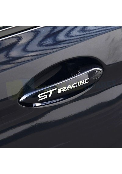 Ford St Racing Logo Kapı Kolu Jant Yan Ayna Oto Sticker 12 Adet 10 X 1 Cm