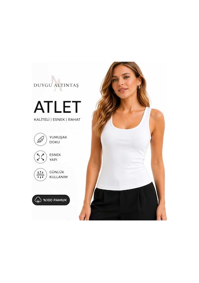 Duygu Altıntaş Kadın Beyaz Düz Penye Pamuk Atlet Esnek, Yumuşak Basic Günlük Üst Beyaz - 859950871 Beyaz - 859950871 Beyaz Duygu Altıntaş Kadın Beyaz Düz Penye Pamuk Atlet Esnek, Yumuşak Basic Günlük Üst Beyaz - 859950871 Beyaz - 859950871 Beyaz
