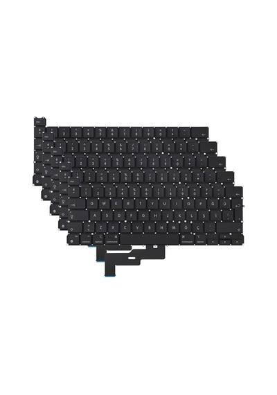 Apple Uyumlu MacBook Pro M1 13" 2020 A2338 Klavyekeyboard Tr Q Büyük Enter