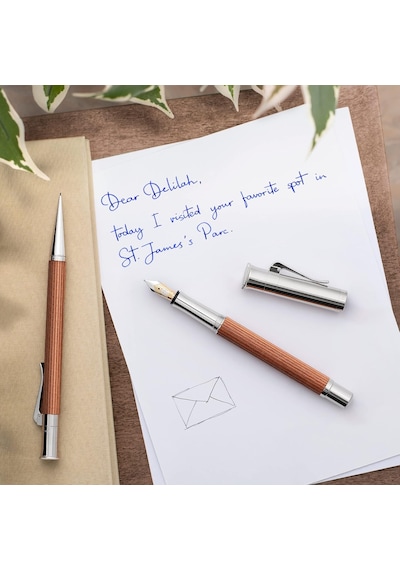 Graf Von Faber-castell Klasik Tükenmez Kalem, Pernambuco Ahşap Gö Çok Renkli