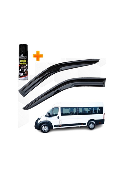 Peugeot Boxer Mügen Cam Rüzgarlığı 2000 - 2023 Arası 2 Li Takım +500ml Lastik Parlatıcı