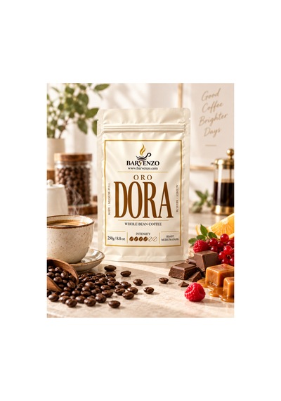 Barvenzo Oro Dora 250 G İpeksi Lezzet Nitelikli Kahve Espresso