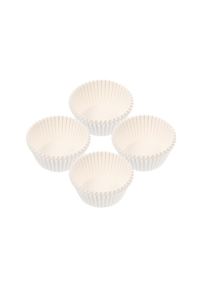 Beyaz Muffin Cupcake Mini Kek Kalıbı Kapsülü 100 Adet
