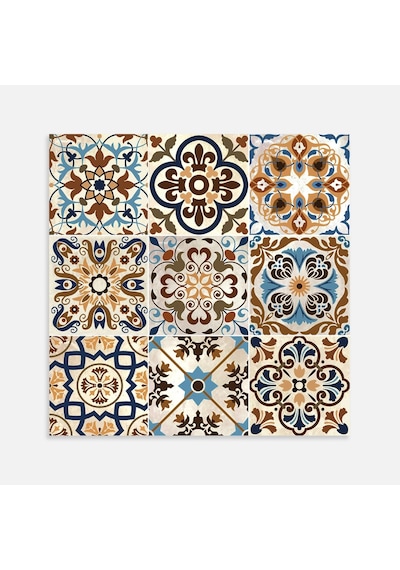 Tink Fas 019 Karma Desenli Pvc Karo 30X30 Cm