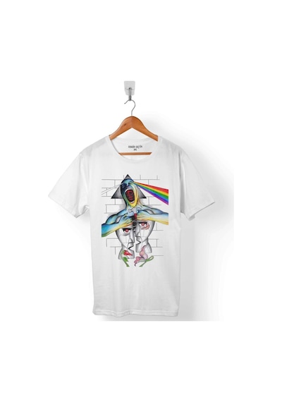 Pınk Floyd Logo Comfortably Numb Erkek Tişört 001