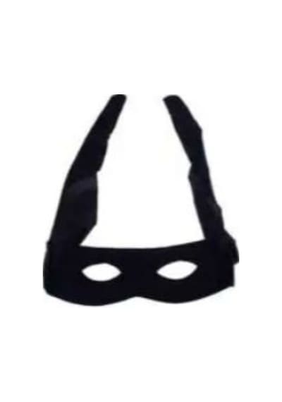Lisinya Zorro Şapka Maske Set Yetişkin Siyah